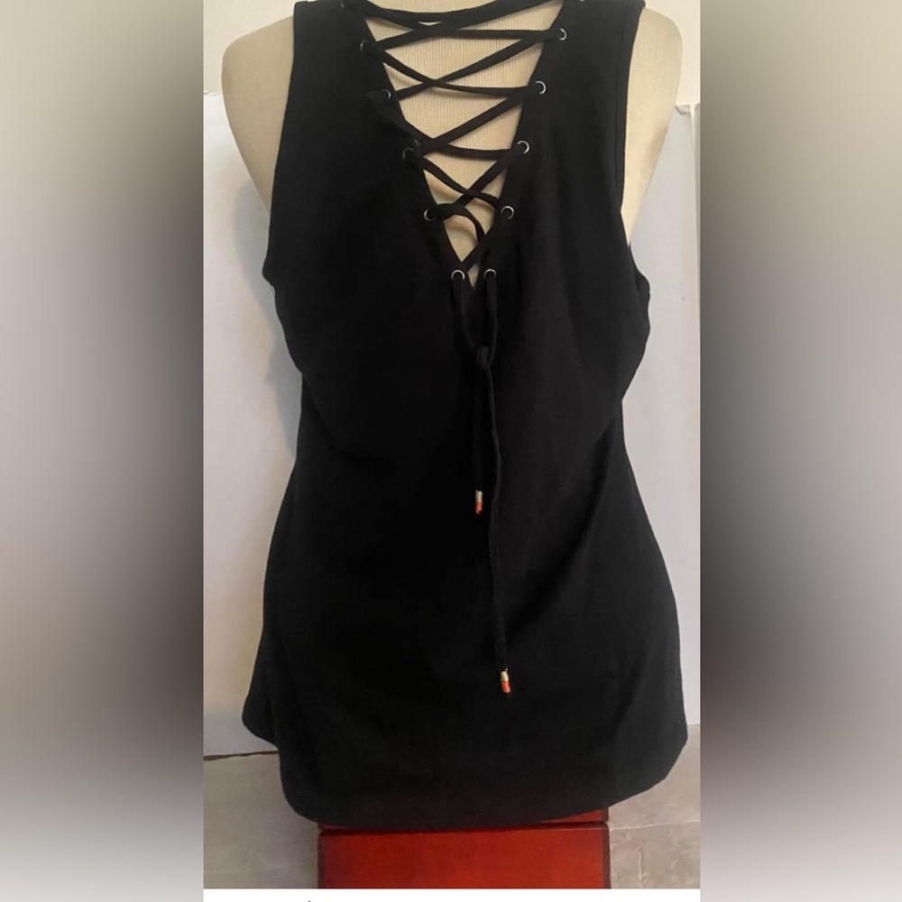 Harley Davidson Beaded Open Back Top